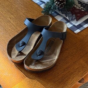 Birkenstock Dark Leather Sandals